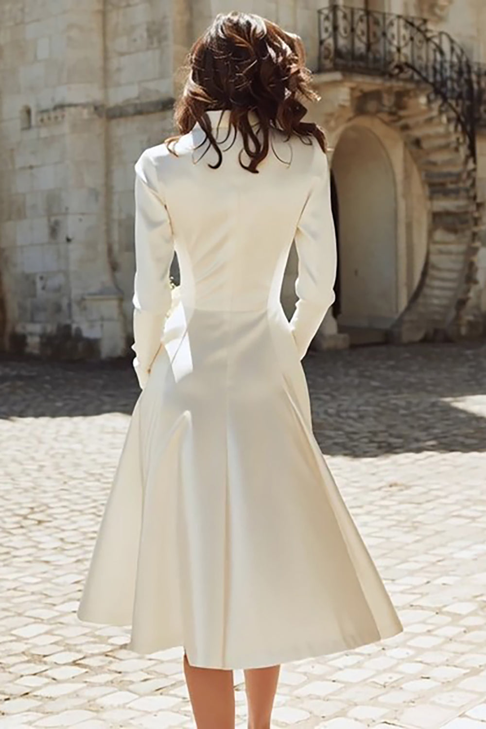 long sleeve bridal rehearsal dress White Rehearsal Dinner Dresses | Reception Dresses
