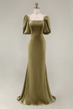 Navy Velvet Mermaid Square Neck Maxi Holiday Party Dress