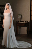 Ivory Lace Retro Cathedral Long Wedding Veil