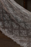 Ivory Lace Retro Cathedral Long Wedding Veil