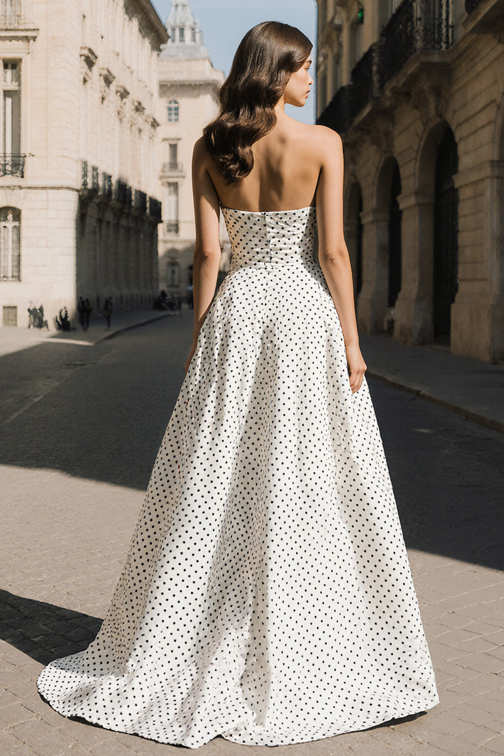 black and white strapless prom dress Black and white Prom dress strapless size 8 Scott McClintock
