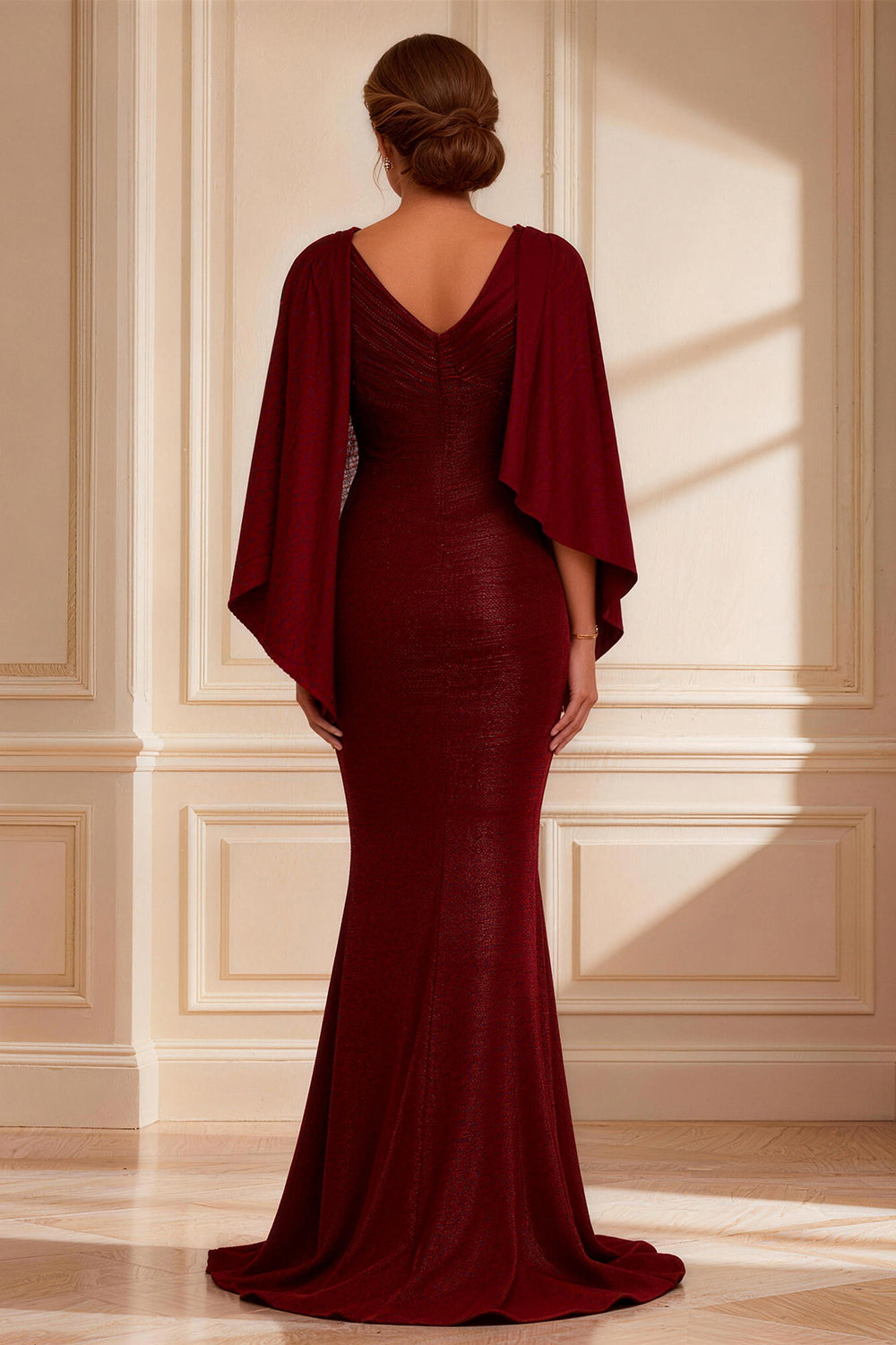 burgundy mother of the bride dresses ADASA and beautiful ruffles Azazie Azazie Hera Lace in
