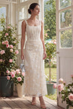 Floral Pink Ruched Mermaid Corset Wedding Guest Dress