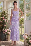 Floral Pink Ruched Mermaid Corset Wedding Guest Dress