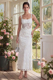Floral Pink Ruched Mermaid Corset Wedding Guest Dress