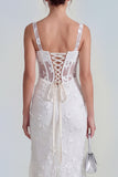 Floral Pink Ruched Mermaid Corset Wedding Guest Dress