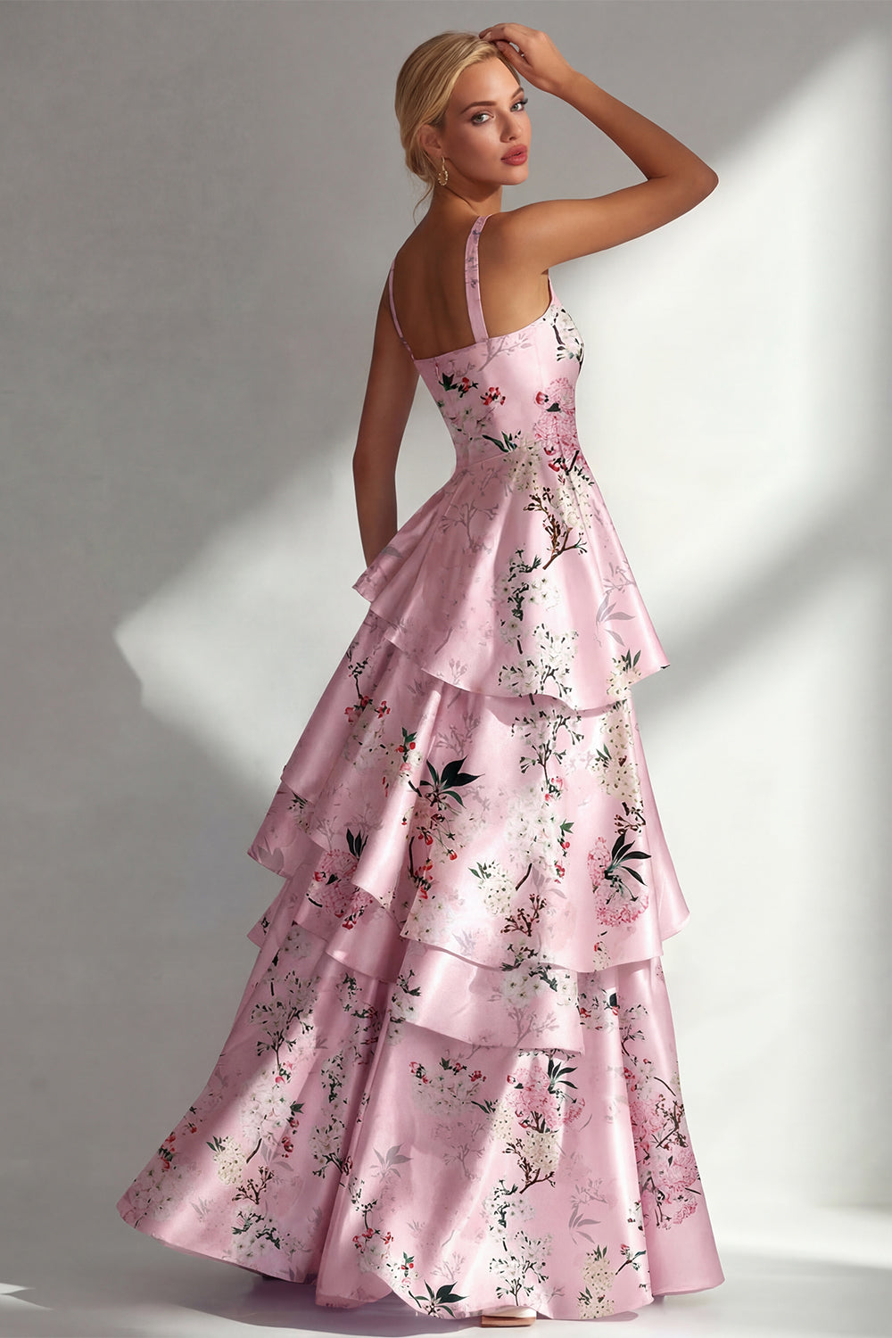 strapless open back dress Princess Belle Red Dress Beauty and Beast Fancy Pink Dress with Cape C –  Cosplayrr