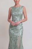 Jacquard Blush Mermaid Sleeveless Mother of the Bride Dress