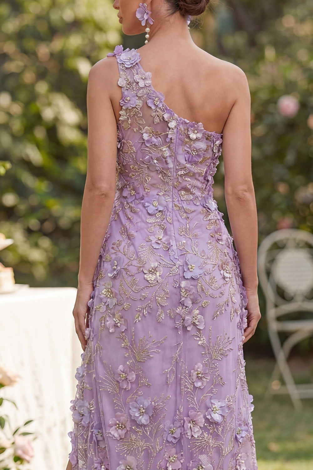 one shoulder floral dress wedding guest Kleo One Shoulder Maxi Dress - Pink Floral