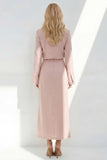 Notched Lapel Yellow 2 Piece A Line Women's Linen Suits