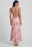 Mermaid Sequin Appliqued Sage Green Wedding Guest Dress