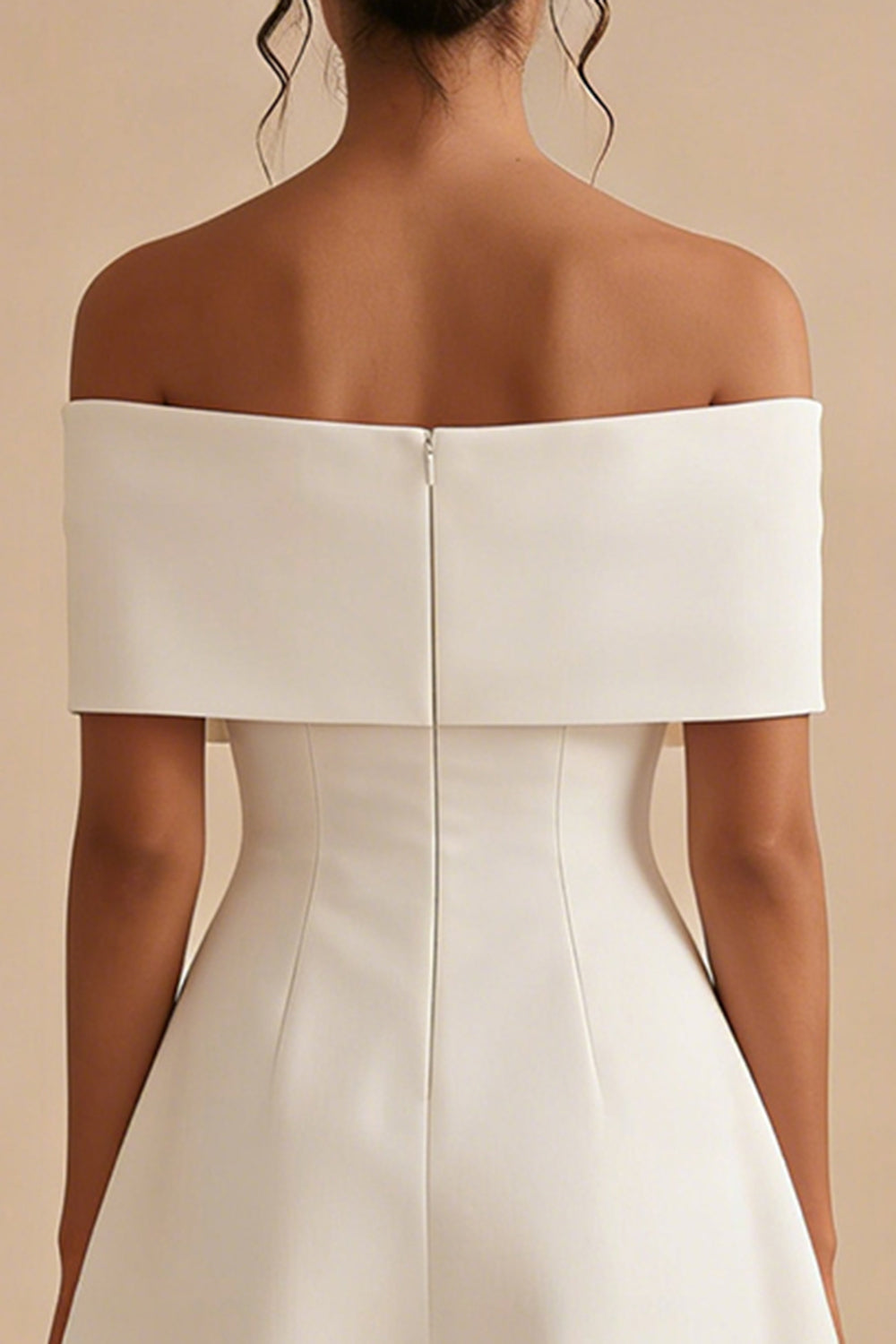 white engagement mini dress City Lights White Tiered Mini Dress