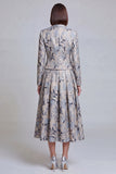 Ivory Yellow Flower Peak Lapel 2-Piece Women Suits