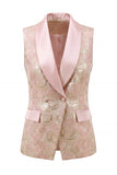 Blue Shawl Lapel 2-Piece Women Suits