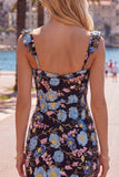 Yellow Bodycon Sequins Floral Homecoming Dress