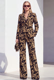 Single Buckle Peak Lapel Black 2 Piece Women Suits