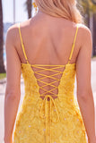 Floral Pink Bodycon Beaded Spaghetti Straps Homecoming Dress