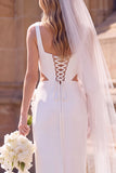 Square Neck Sheath White Midi Engagement Dress With 3D Flowers