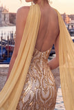 Strapless Sparkly Bodycon Red Homecoming Dress With Scarf