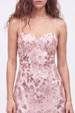 Sequins A Line Spaghetti Straps Burgundy Mini Homecoming Dress