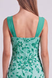 Sequin Bodycon Pink Floral Mini Homecoming Dress
