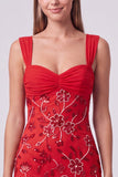 Sequin Bodycon Pink Floral Mini Homecoming Dress