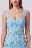 Sequin Bodycon Pink Floral Mini Homecoming Dress