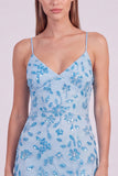 Blue Bodycon Sequin Spaghetti Straps Mini Homecoming Dress
