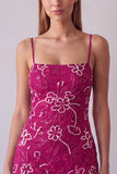 Floral Blue Bodycon Sequin Mini Homecoming Dress