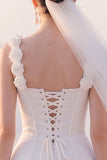 Corset Square Neck Bodycon White Mini Engagement Dress With 3D Flowers
