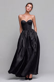 Sweetheart A-Line Red and Fuchsia Corset Long Formal Dress
