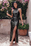 Sparkly Halter Gold Wedding Guest Dress
