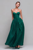 Sweetheart A-Line Red and Fuchsia Corset Long Formal Dress