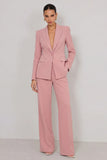 Ivory 2 Piece Peaked Lapel Women Suits