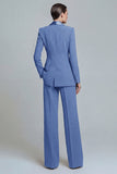 2 Piece Dark Green Shawl Lapel Single Buckle Women Suits