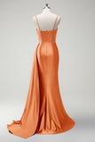 Royal Blue Mermaid Beaded Corset Prom Dress with Sash