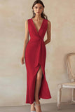 Ivory V Neck Bodycon Work Dress