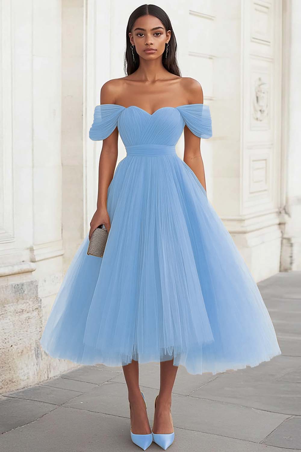 blue and yellow wedding guest dress Shop Kristen Yellow & Blue 3D Wedding Dress