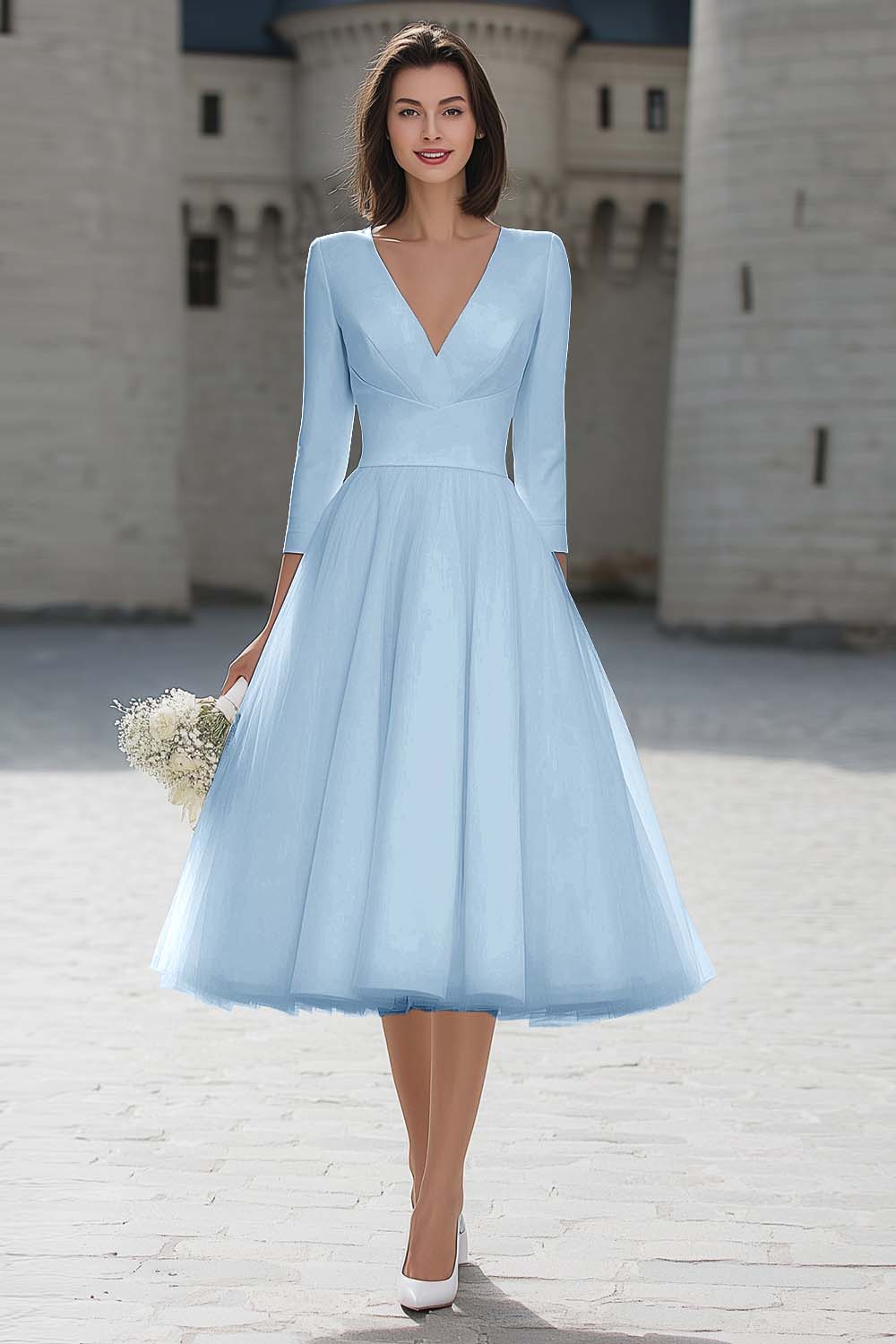 engagement dress for bridesmaid Sweet Style Wedding Guest Dress Bridesmaid Dress For Engagement Party, Outdoor Wedding, Dinner, Banquet Women Slit Evening Gown Formal Dress Pink
