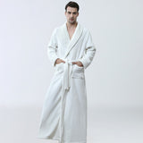 Men's robe autumn and winter coral velvet bathrobe bathrobe loungewear thickened pajamas